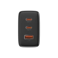 Мережевий зарядний пристрій Baseus Cube Pro Fast Charger 2C+U 65W EU Cluster Black (Колір Cluster Black) - фото № 3