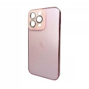 Чохол для смартфона AG Glass Sapphire Frame MagSafe Logo for Apple iPhone 12 Pro Pink