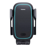 Автотримач для телефона з БЗП Baseus Milky Way Pro Series Wireless Charging Electric Car Mount Phone Holder 15W Cluster Black