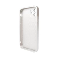Чохол для смартфона AG Glass Matt Frame Color Logo for Apple iPhone 11 Pearly White (Цвет Pearly White) - фото № 2