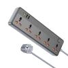 Мережевий подовжувач BOROFONE BAC5A Lord 5 position socket(PD20W/1C3A)(EU) Black (7073)- № 3