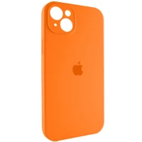Чохол для смартфона Silicone Full Case AA Camera Protect for Apple iPhone 14 52,Orange (Цвет Orange) - фото № 2