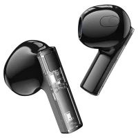 Навушники BOROFONE BW23 Crystal bean Transparent Edition true wireless BT headset Jazz Black (Колір Черный) - фото № 3
