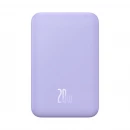 Зовнішній акумулятор Baseus Magnetic Mini Wireless Fast Charge Power Bank 20000mAh 20W Purple