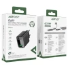 Мережевий зарядний пристрій ACEFAST A90 QC18W GaN single USB-A charger set (P3) (EU) Black (7073)- № 2