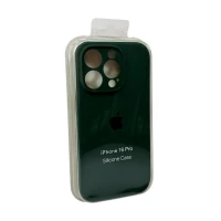 Чохол для смартфона Silicone Full Case AA Camera Protect for Apple iPhone 16 Pro 31,Dark Green