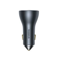 Автомобільний зарядний пристрій Baseus Golden Contactor Pro GaN Fast Charging Car Charger U+2C 65W Lunar Gray (Цвет Lunar-Gray), Атикул k57617 |  купить на VILKI.NET - фото № 1
