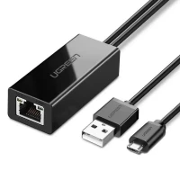 Перехідник UGREEN Ethernet Adapter for TV Stick (Black) (Колір Black), Атикул k56741 |  купить на VILKI.NET - фото № 1