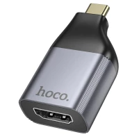 Перехідник HOCO UA33 Type-C to HDTV adapter Metal Gray