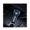 Автомобільний зарядний пристрій Baseus Golden Contactor Pro GaN Fast Charging Car Charger U+2C 65W Lunar Gray (Lunar-Gray)- № 8