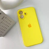 Чохол для смартфона Silicone Full Case AA Camera Protect for Apple iPhone 16 4,Yellow (Колір 30797) - фото № 6