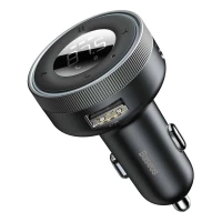 АЗП з FM-модулятором Baseus Enjoy Car Wireless MP3 Charger (Wireless 5.0+5V/3.4A) Black