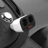 Автомобільний зарядний пристрій HOCO Z28 Power ocean cigarette lighter in-car charger with digital display White (7068)- № 5