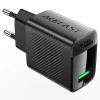 Мережевий зарядний пристрій ACEFAST A90 QC18W GaN single USB-A charger set (P3) (EU) Black (7073)- № 3