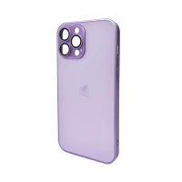 Чохол для смартфона AG Glass Matt Frame Color Logo for Apple iPhone 13 Pro Max Light Purple