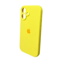 Чохол для смартфона Silicone Full Case AA Camera Protect for Apple iPhone 16 4,Yellow (Колір 30797) - фото № 4