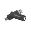 Флеш-накопичувач Patriot USB 3.2 Gen 1 Rage R550 64GB Type-A+C k55907 - № 1 Флеш-накопичувач Patriot USB 3.2 Gen 1 Rage R550 64GB Type-A+C (Черный) Patriot - № 1