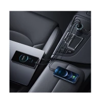 Автомобільний зарядний пристрій Baseus Golden Contactor Pro GaN Fast Charging Car Charger U+2C 65W Lunar Gray (Цвет Lunar-Gray) - фото № 7