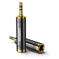 Аудіо адаптер UGREEN AV168 3.5mm Male to 6.35mm Female Adapter 1pcs(UGR-60711) (Колір Черный), Атикул k50246 |  купить на VILKI.NET - фото № 1