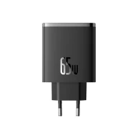 Мережевий зарядний пристрій Baseus Cube Pro Fast Charger 2C+U 65W EU Cluster Black (Колір Cluster Black), Атикул k57781 |  купить на VILKI.NET - фото № 1