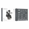 Навушники BOROFONE BW23 Crystal bean Transparent Edition true wireless BT headset Jazz Black (Черный)- № 6