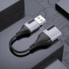 Перехідник BOROFONE BV19 Creator 2-in-1 external sound card for headset USB to 3.5mm Black (Черный)- № 8
