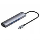 USB-хаб Baseus mechanical eye Six-in-one smart HUB docking station (Type-C to PD of HDMIUSB3.03RJ45