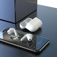 Бездротові навушники BOROFONE BW04 Active noise cancelling true wireless BT headset White (Колір Белый) - фото № 2