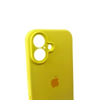 Чохол для смартфона Silicone Full Case AA Camera Protect for Apple iPhone 16 4,Yellow (Колір 30797) - фото № 5