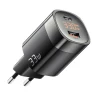 Мережевий зарядний пристрій Essager Lingyun 33W GaN Digital Display Travel Charger A+C EU  black (ECTCA-LYB01-Z) (7073)- № 2