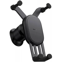 Автотримач для телефона Baseus Stable Gravitational Car Mount Air (Air Outlet Version) Black