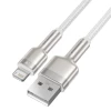 Кабель Baseus Cafule Series Metal Data Cable USB to IP 2.4A 2m White (Білий)- № 6