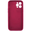 Чохол для смартфона Silicone Full Case AA Camera Protect for Apple iPhone 12 Pro Max 35,Maroon (Maroon)- № 2