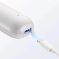 Бездротовий гребінець для випрямлення волосся Xiaomi Cordless Hair Straightener Brush EU (Колір White) - фото № 4