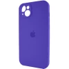 Чохол для смартфона Silicone Full Case AA Camera Protect for Apple iPhone 15 22,Dark Purple (Dark Purple)- № 3