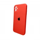 Чохол для смартфона Silicone Full Case AA Camera Protect for Apple iPhone 11 Pro Max кругл 11,Red