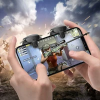 Ігровий контролер HOCO GM6 Wild wolf pulse mobile game button Black Metal Gray (Цвет Black Metal Gray) - фото № 6