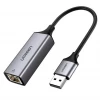 Хаб UGREEN USB to RJ45 Ethernet Adapter Aluminum Case (Space Gray) k56767 - № 1 Хаб UGREEN USB to RJ45 Ethernet Adapter Aluminum Case (Space Gray) (Серый) UGREEN - № 1