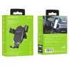 Тримач для мобільного BOROFONE BH48 Warrior Air outlet Gravity Car holder Black (Черный)- № 5