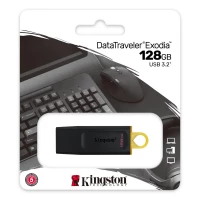 Флеш-накопичувач Kingston USB 3.2 DT Exodia 128GB Black/Yellow (Колір Черный) - фото № 3