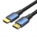 Кабель Vention Cotton Braided HDMI-A Male to Male HD v2.1 Cable 8K 5M Blue Aluminum Alloy Type (ALGLJ)