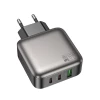 Мережевий зарядний пристрій BOROFONE BAS56A Absolute PD45W(2C1A) charger(EU) Black (7073)- № 2