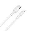 Кабель BOROFONE BX30 USB to iP 2.4A, 1m, silicone, TPE connectors, White k13768 - № 1 Кабель BOROFONE BX30 USB to iP 2.4A, 1m, silicone, TPE connectors, White (7068) Borofone - № 1