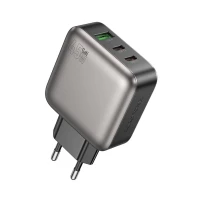 Мережевий зарядний пристрій BOROFONE BAS56A Absolute PD45W(2C1A) charger(EU) Black (Цвет 7073) - фото № 4