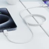 Кабель ACEFAST C18-04 USB-A to USB-C braid charging data cable White (Білий)- № 5