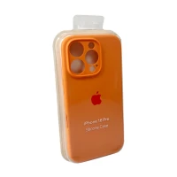 Чохол для смартфона Silicone Full Case AA Camera Protect for Apple iPhone 16 Pro 34,Papaya
