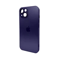 Чохол для смартфона AG Glass Matt Frame Color Logo for Apple iPhone 15 Deep Purple