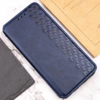 Чохол-книжка для смартфона Rubic Leather for Xiaomi Redmi Note 13 Pro 5G/POCO X6 5G Blue (Цвет Синий) - фото № 4
