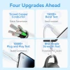Кабель Vention USB 2.0 Type-C Male to Lightning Male 3A Cable 2M Black PVC Type (Black)- № 8
