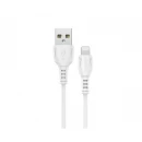 Кабель BOROFONE BX51 USB to iP 2.4A,1m, PVC, PVC connectors, White